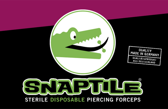 Snaptile Disposable Piercing Forceps (Circular) - Box of 100