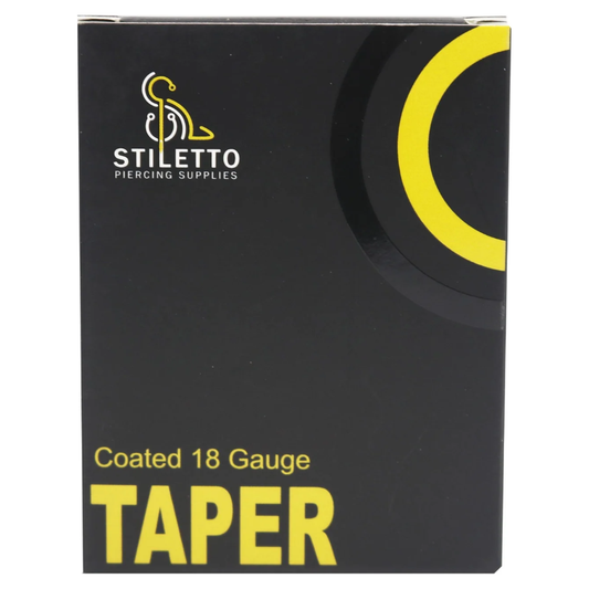 Stiletto Press Fit and Concave Tapers (Box of 50) - 18G, 16G, 14G, and 12G