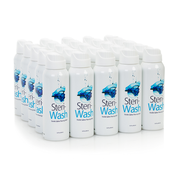 Steri-Wash® Sterile Saline Piercing Spray (Wholesale) - 3oz. case of 25